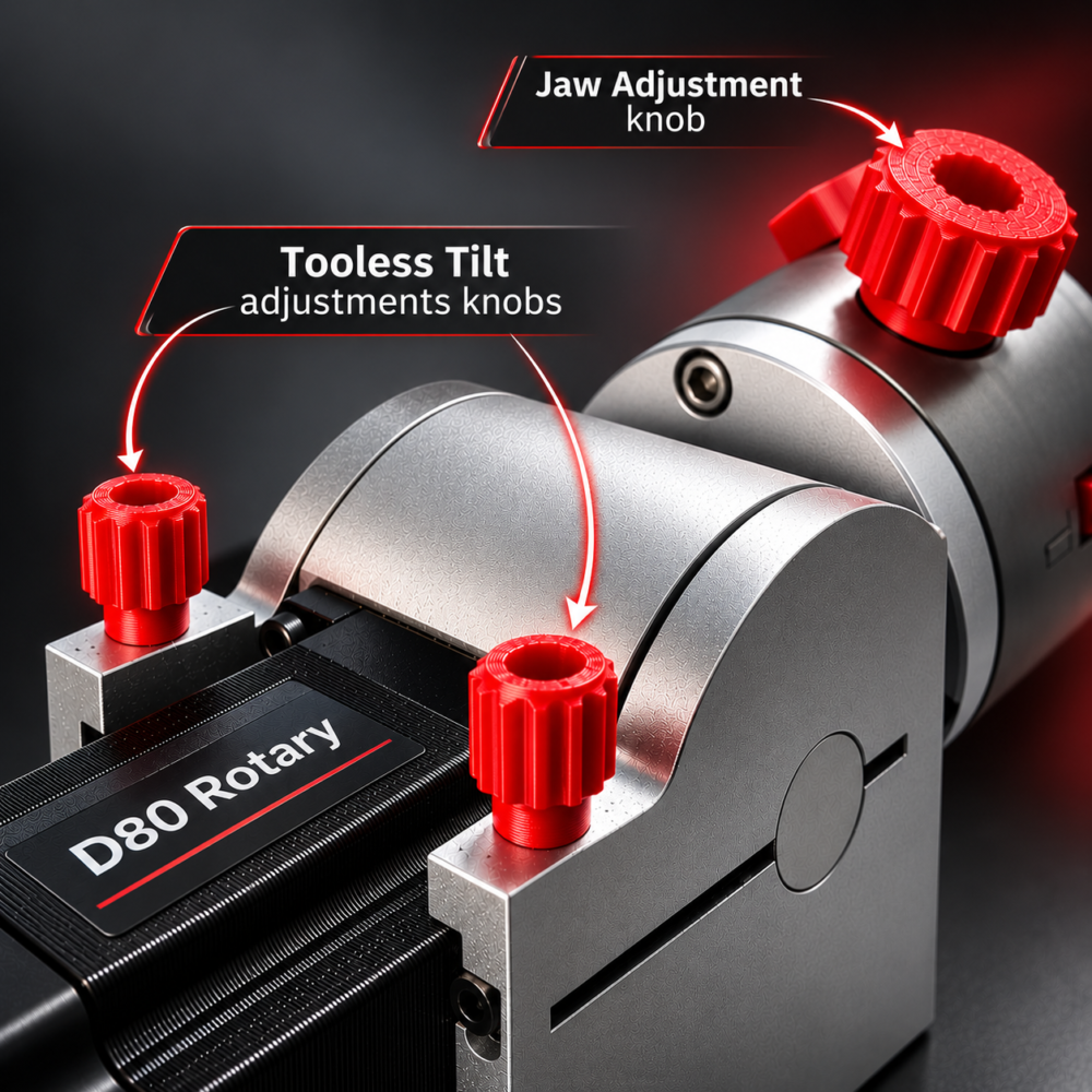 Alternative view of TL Tool-Free Chuck Rotary Jaw & Tilt Adjustment Kit