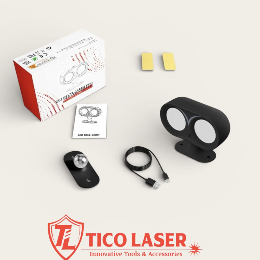 Rechargeable Magnetic LED Work Light for Galvo Lasers